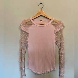 Free people long sleeve shirt